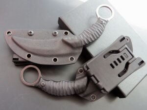 Karambit Messer G10 Griff Karambit Messer mit Kydex Sheath Handheld EDC Messer-Black
