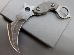 Karambit Messer C1699 Fixed Messer G10 Griff + D2 Stone Washed Stahl Klinge EDC Tool