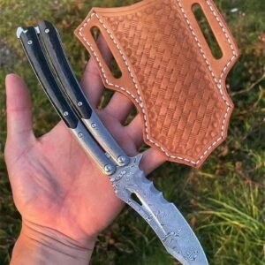 Phantom-Handmade Butterfly-Trainer flail Messer red sand iron wood