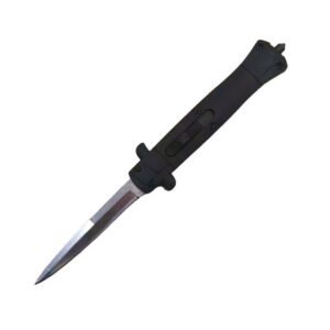9 Inch Black Stiletto OTF
