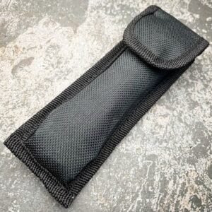 8.75 Inch Italian Stiletto Switch Pocket Messer Black
