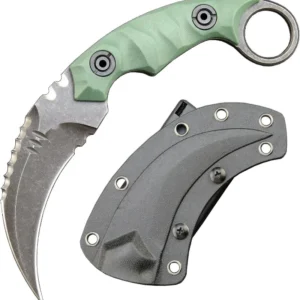 Karambit Messer D2 Stahl + Nylon Fiberglass Griff Outdoor Karambit Messer mit Kydex Sheath EDC…